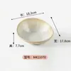 Estilo Natural Melamina Imitação Porcelana Comercial Churrasqueira Panela Quente Prato de Arroz Bonito com Design de Borda Único, Prato Redondo, Prato Retangular