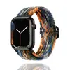 Para relógio Samsung watch7/4/5/6/FE fivela magnética de metal pulseira elástica de nylon trançado 18/20/22mm
