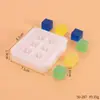 Bricolaje Haciendo Esfera Hielo Rallado Cúbico Molde de Silicona Gota de Cristal Pegamento Diamante Cuadrado Redondo Molde para Colgante