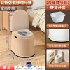 Inodoro Portátil Espesado para Ancianos y Mujeres Embarazadas, Orinal a Prueba de Olores, Sillón Orinal para Pacientes, No Requiere Modificación para Inodoro de Sentadillas