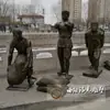 Escultura de Fibra de Vidrio de un Obrero de Muelle Imitando Cobre, Estatua Grande de Bronce Fundido de un Obrero de Muelle, Estatua de Gente Trabajadora