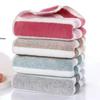 Toalla de Baño de Terciopelo Coral de Raya Ancha Transfronteriza Doble Cara Engrosada Toalla de Baño a Rayas Claras y Oscuras con Bordes para Adultos y Niños