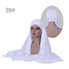 Conjunto de Chapéu Tubo 100% Algodão e Lenço de Cabeça 100% Algodão, Boné Base de Modal, Lenço Longo de Algodão Puro Modal Conjunto de Duas Peças Combinação