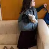Conjunto de otoño e invierno para niños 2026 nuevo estilo chaleco acolchado gris para bebés y niños pequeños, look moderno y casual chic