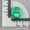 Accesorios de Resina DIY Pasador Pegamento Cremoso Divertido m Bean Funda para Teléfono Móvil Accesorios de Caramelo Pasador de Expresión Material para Accesorios de Cabello