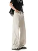Pantalones Casuales de Color Sólido Verano-Otoño 2026, Estilo Old Money, Pantalones Largos Lavados Americanos para Jóvenes, Pantalones Talla Grande M-5XL