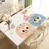 Envío Gratis en Puntos Mantel Impermeable a Prueba de Aceite Sin Lavado Anti-quemaduras Vidrio Suave Mantel para Mesa de Comedor Sentido de Lujo Ligero Mantel para Mesa de Café