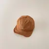 Ins Baby Chapéu Smiley Soft Brim Cap Primavera e Outono Boné de beisebol infantil fino Verão Sol Chapéu para meninos e meninas