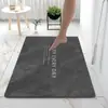Tapete de Pé Absorvente de Terra de Diatomáceas, Tapete Absorvente Antiderrapante de Secagem Rápida para Banheiro, Tapete de Entrada de Banheiro, Tapete de Porta Doméstico