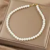 Colar de Suéter Elegante e Fashion com Camadas de Pérolas para Mulheres, Multicamadas, Alto Brilho, Exquisite Gargantilha de Praia