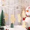 Pingentes de Natal Mais Vendidos da Amazon, Pingentes de Madeira para Festas em Casa, Decorações de Árvore de Natal, Pequenos Presentes, Produtos de Madeira