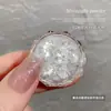 Polvo Iluminador Blanco Luna de Alto Brillo, Accesorios para Uñas Artísticas, Artículo Popular de Celebridades de Internet, Polvo Fino de Diamante Espejo, Decoración de Uñas de Polvo Ópalo