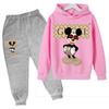 Conjunto de Sudadera y Pantalón Deportivo Lindo de Mickey Mouse para Niños Mayores, Moda Transfronteriza, Nuevo 2025, Conjunto Casual Infantil, Moderno