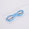 Tijeras de Viaje con Mango de Plástico Plegables en Forma de 8 Mini Tijeras de Pesca Tijeras Pequeñas Plegables Portátiles en Stock