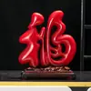 Decoração criativa decoração veado da sorte artesanato móvel de TV escritório em casa sala de estar entrada decoração de presente