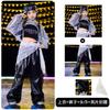 Ropa de moda infantil de hip hop. Traje holgado de hip hop para niños y niñas. Ropa para actuaciones de tambores en el escenario de Año Nuevo.
