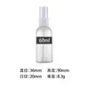 Botella de Spray PET Transparente de Color, Combinación de Color de Boquilla Personalizable, Dispensador de Líquido para Cuidado de la Piel, Fabricación OEM