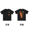 En stock Vlone High Street Big V Mariposa Letra Calavera Esqueleto Limitado Big V Colección Casual Camiseta de Manga Corta para Hombres y Mujeres