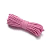 Cuerda de Algodón de Colores con Núcleo Envuelto de 3-4 mm para Manualidades, Bolsas DIY, Etiquetas de Ropa, Cuerda Decorativa, Cuerda para Tejer Pulseras