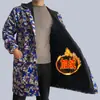 Delantal Impermeable y a Prueba de Aceite Engrosado con Forro Polar, Ropa de Trabajo para Hombres y Mujeres con Capucha para Uso Exterior en Invierno, Estilo de Longitud Media