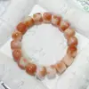 Pulseira Bodhi Colorida com Pele de Flor, Círculo Único Pequeno e Fresco, Alunos Homens e Mulheres Enrolam nos Dedos, Disco Macio, Pulseira Brinquedo, Contas Budistas Atacado
