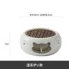 Nuevo Calentador de Té Caliente Flor Tetera Vela Calentador de Té Base de Cerámica Calentador Hotel Restaurante Naranja Tostada Té Caliente