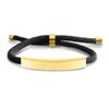 Pulsera con grabado transfronterizo, material de impresión, pulsera de acero inoxidable, regalo festivo, publicidad, pequeño obsequio, pulsera tejida de acero de titanio
