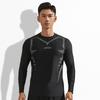 Sunga longo masculino maiô boxer boxer sunga masculino anti-constrangimento maiô de banho manga comprida maiô calças de praia