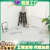Mat Silencioso 5+1mm SPC Pedra Cristal Espaço Comercial Painel Quadrado Padrão Pedra Cinza Cimento Resistente ao Desgaste PVC Encaixável Pedra Plástico Piso