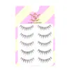 Pestañas Postizas Menglu W-1 Femeninas Diablillo Pequeño Base Transparente Rizadas Naturales Artificiales Completas Ojos de Cómic Europeos y Americanos Auto-Injerto