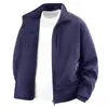 Chaqueta de Hombre Otoño 2026 Nuevo Estilo Abrigo con Cuello Alto para Hombres Jóvenes y de Edad Media Transpirable Deportes al Aire Libre Talla Grande Holgado