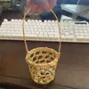 Taza de Bambú Tejido Hecha a Mano de Moda para Té de Leche Cesta de Bambú Taza de Té de Leche Cesta de Bambú de Moda Cubierta para Taza de Té de Leche Cubierta de Taza Tejida de Bambú