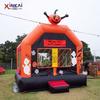 Fabricante Atacado Halloween Inflável Abóbora Forma Castelo Inflável Infantil Trampolim Inflável Embutido Slide Modelo Inflável