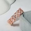 ¡Explosión en vivo de Net Red explosión personalizada! Anillo de Diamantes Flash Oro y Plata Moda Anillo para Dedo Grande y Pequeño Anillo para Dedo de Comida para Mujer