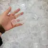 Em estoque Caixa de armazenamento transparente para joias Caixa multifuncional para mini protetores de ouvido Anel portátil Brincos Colar Jóias