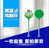 Fabricante de anillos para patas de pollo personalizados etiqueta de trazabilidad anti-falsificación con código QR marcador de cangrejo hebilla de cangrejo avícola etiqueta de pez desechable
