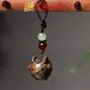 Sândalo Dourado Nova Versão dos Doze Signos do Zodíaco Pingente para Celular Pingente de Madeira para Bolsa Chaveiro Argola Lembrancinha