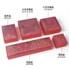 Caixa de Joias com Padrão de Argola, Caixa com Borla, Caixa para Pulseira, Caixa de Presente para Armazenamento de Jade Jade
