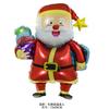 Layout de Festa com Balões de Natal Papai Noel Boneco de Neve Alce Filme de Alumínio Inverno Bengala Grande Natal Atacado Balão