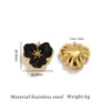 Colgante de Trébol Chapado en Oro de Acero Inoxidable Transfronterizo Pulsera DIY Collar Joyería de Lujo Ligero Joyería de Gama Alta Accesorios Venta Caliente