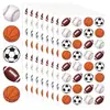 Pegatinas Impermeables Fútbol Baloncesto Voleibol Rugby Pegatinas Patrones Decorativos Pegatinas de Etiqueta de Recompensa para Niños