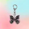 Nuevo Llavero de Acrílico Estilo Ins de Mariposa Colorida de Primavera, Alto Valor Estético, Colgante de Chica Linda, Mismo Estilo para Mejores Amigas