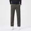 Pantalones casuales de negocios para hombre, pantalones de hombre, pantalones rectos ajustados para hombre, estilo de negocios ligero, pantalones largos de otoño nuevos