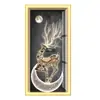 Pintura con Luz LED, Pintura Decorativa de Entrada de Lujo Ligero, Pintura Colgante para Pasillo y Pasillo, Mural Moderno Simple, Pintura Luminosa LED