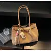 Bolso Transfronterizo de Gamuza para Mujer, Gran Capacidad, Nuevo Otoño e Invierno 2026, Bolso de Hombro Mate Retro, Bolso Tote para Viajes Diarios