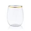 Copo de Ovo 14oz420ml Anti-queda Plástico Taça de Vinho Comercial Restaurante de Fast Food Restaurante Hotel Copo de Chá Vinho