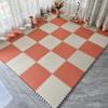 Alfombra Sala de Estar 2024 Nuevo Dormitorio Niñas Mesita de Noche Esterilla de Esponja Estilo Crema Esterilla de Piso de Espuma Resistente a la Suciedad y Cortable