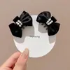 Diadema Rojo Festivo con Lazo para Niñas Pasador de Año Nuevo Infantil Pinza de Princesa Pasador para Flequillo Lateral Pasador