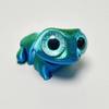 Impresión 3D Rana Linda de Ojos Grandes Shougong Decoración de Rana Simulación de Articulaciones Ojo Mini Juguete de Rana Regalo Transfronterizo