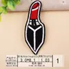 Patches Bordados Atacado Transfronteiriço, Patches Bordados à Máquina, Patches Coloridos de Polvo Gesto Coração, Patches para Decoração de Roupas
